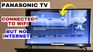 Panasonic Smart TV Not Connecting to WiFi  Easy 2Minute Fix StepbyStep [upl. by Nereen506]