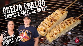 ESPETINHO DE QUEIJO COALHO CASEIRO SUPER FÁCIL FEAT DONA BEL MINHA MÃE 012 [upl. by Tracie]