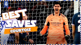 BEST Champions League SAVES by COURTOIS  Real Madrid [upl. by Essilec]