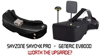 FPV Goggles DVR Comparison  Skyzone Sky04x Pro vs Generic EV800D [upl. by Madella]