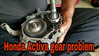 Honda Activa gear problem [upl. by Garald]