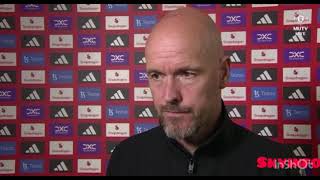 Erik Ten Hag Post Match Interview  Manchester United 20 Rangers [upl. by Danielson]