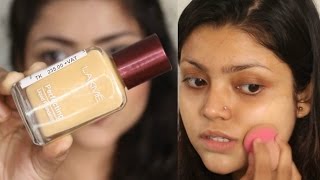 Lakme Perfecting Liquid Foundation Review amp Demo  Affordable Foundation [upl. by Florian]