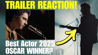 Timothee Chalamet WOWS As Bob Dylan in A COMPLETE UNKOWN Trailer Oscar Incoming Trailer Reaction [upl. by Dayna]