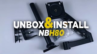 Unboxing amp Installation Monitor Stand North Bayou H80 [upl. by Nyllaf652]