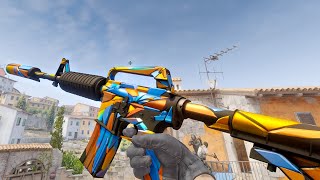 CS2 MADE THIS SKIN CLEAN 🔥🔥 Inspecting M4A1 LEADED GLASS in CS2 Ingame [upl. by Neevan601]