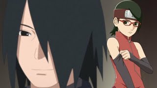 BORUSARA ❤ SARADA MEETS SASUKE🥰 Part 10 SASUKE ASK BORUTO IF SARADA IS HIS GIRLFRIEND [upl. by Enoved]