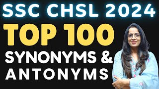 Rani Maams TOP 100 Vocabulary Hacks For SSC CHSL 2024 Exams [upl. by Nama]