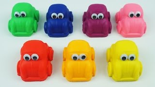 Fun Creative for Kids with Play Dough Cars Surprise Toys and Cookie Cutters [upl. by Neelasor]