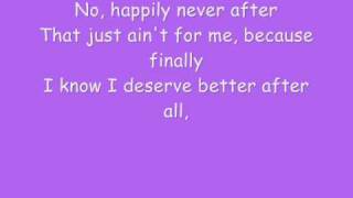 Pussycat dolls  happily never after lyrics [upl. by Sairtemed]