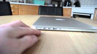 MacBook Pro 133quot Retina skærm 256GB Flash ME865 2013 [upl. by Odlawso]