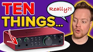 10 Things You Didnt Know About the Scarlett 4th Gen Audio Interfaces [upl. by Fink]