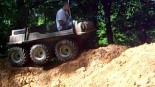 Max IV 6 wheeler Amphibious ATV hill climb [upl. by Drabeck]