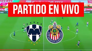 MONTERREY vs CHIVAS en VIVO LIGA MX CLAUSURA 2024 [upl. by Rebeca]