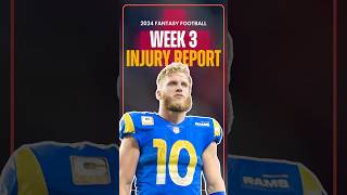 How Long Will Cooper Kupp Be OUT  NFL Week 3 Injury Report shorts [upl. by Acnoib]