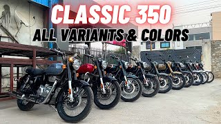 2024 Royal Enfield Classic 350 All Variants amp Colors  Motorxone [upl. by Eceirehs794]