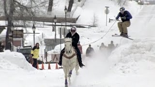 Crazy Winter Sport Skijoring  Season Pass [upl. by Terchie747]