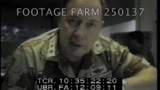 Operation Desert Storm  25013704  Footage Farm [upl. by Elatnahc745]