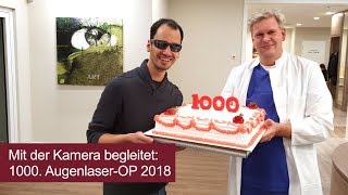 ARTEMIS Augenklinik Frankfurt begleitet den 1000 AugenlaserPatienten 2018 mit der Kamera [upl. by Hemphill]