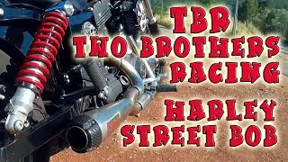 Street Bob Exhaust TBR [upl. by Claudie455]