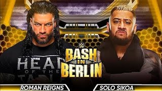 Roman Reigns vs Solo Sikoa WWE  Original Tribal Chief vs New Tribal Chief Full Match [upl. by Nomolas335]