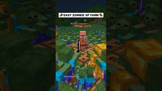 Minecraft Zombie XP Farm shorts [upl. by Layla152]