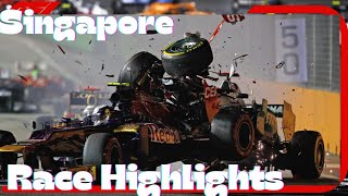 F1 2012 Singapore Grand Prix Extended Highlights [upl. by Ogren]