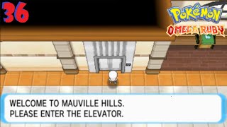 Enter the Elevator in Mauville City 36  Pokemon Omega Ruby Walkthrough [upl. by Amoritta796]