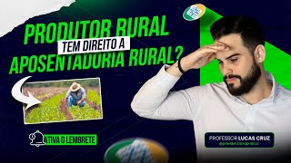 Produtor Rural tem direito a aposentadoria rural  Live 123 [upl. by Ortrud]