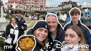 DISNEYLAND PARIS 2023 VLOG Park day 2 Post Christmas [upl. by Riay]