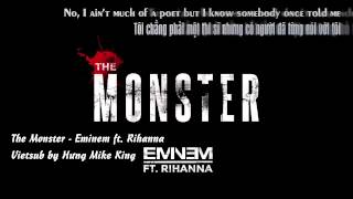 Lyrics  Vietsub The Monster  Eminem ft Rihanna [upl. by Gare]