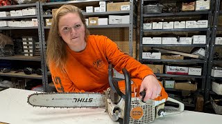 Stihl MS261 Chainsaw Customer says WILL NOT START Why Come along [upl. by Hacim]