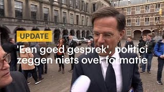 Politici laten niets los over formatie  RTL NIEUWS [upl. by Elodia]