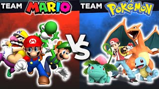 Mario vs Pokemon Smash Battles  Just Dance  Freeze Dance  Brain Break [upl. by Vitia316]