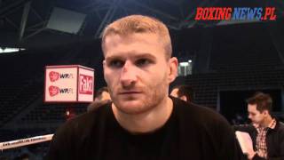 Jan Blachowicz po walce z Sokoudjou na KSW 17 261111 [upl. by Amargo]