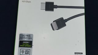 Belkin 8k4k HDMI 21 Dolby vision support cable unboxing [upl. by Nosnev593]