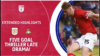 FIVE GOAL THRILLER LATE DRAMA  Crewe Alexandra v Doncaster Rovers extended highlights [upl. by Manoff]