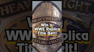 Official WWE Belt Replica Giveaway wwe collection shorts HazardF5 Review [upl. by Hampton]