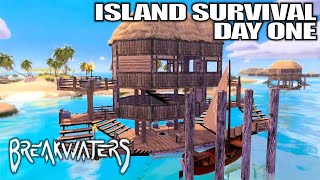 Island Survival With a Twist  Breakwaters Gameplay  Part 01 [upl. by Konstantin109]