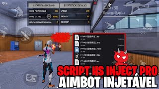 Saiu SCRIPT HS INJECT PRO 🔥 AUXÍLIO INJETÁVEL AIMBOT 95 HS ☠️ REGEDIT MOBILE FULL VERMELHO FÁCIL [upl. by Noskcaj24]