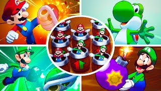 Mario amp Luigi Brothership  All Bros Attacks [upl. by Gorden939]