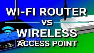 Wireless Access Point vs WiFi Router [upl. by Olimac770]