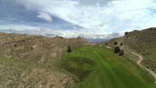 Black Mesa Golf Club New Mexico  quotStairway to Sevenquot 16th Hole Flyover [upl. by Annasoh]