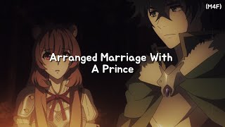 Arranged Marriage With A Prince M4F Strangers To Lovers Kisses Cuddles ASMR RP [upl. by Ehcrop663]