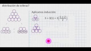 inducción matemática  conteo de contactos de esferas [upl. by Aciraa890]