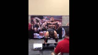 Robert Oberst smashes American Log press record [upl. by Yetnom176]