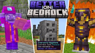 THE BEST QUEST SURVIVAL MODPACK For Minecraft Bedrock Better on Bedrock [upl. by Miarzim]