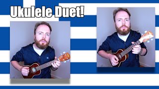 ZORBA THE GREEK  ZORBAS DANCE Ukulele Duet Tutorial  Fingerpicking amp Chords [upl. by Pantia14]