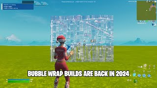 UPDATED 2024 HOW TO GET BUBBLE WRAP BUILDS IN FORTNITE CHAPTER 5 SEASON 1 [upl. by Cammi]