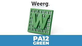 🎨 Weerg discover Green Nylon PA12 🎨 [upl. by Comras]